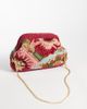 Mango Mango beaded clutch bag in red - 4