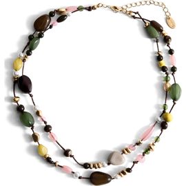 MANGO MANGO Beaded Layered Necklace