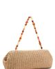 MANGO MANGO Beaded Natural Fiber Shoulder Bag - 1