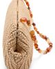 MANGO MANGO Beaded Natural Fiber Shoulder Bag - 3
