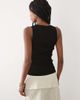 Mango Mango beaded sleeveless top in black - 4