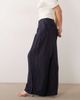 Mango Mango Beli relaxed trouser set in navy pinstripe - 2