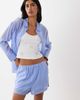 Mango Mango Belize shorts in blue stripes - part of a set - 1