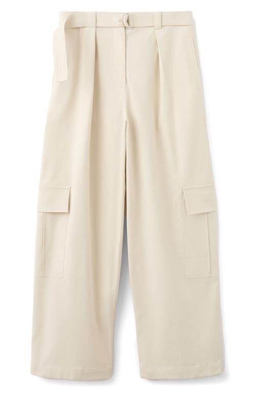 MANGO MANGO Belted Cargo Pants