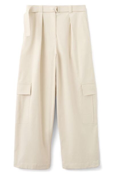MANGO MANGO Belted Cargo Pants