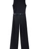 MANGO MANGO Belted Ruched Jumpsuit - 1