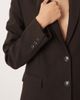 Mango Mango Bergen tailored classic blazer in brown - part of a set - 4