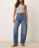 Mango Mango Bet barrel jeans in dark blue - 1
