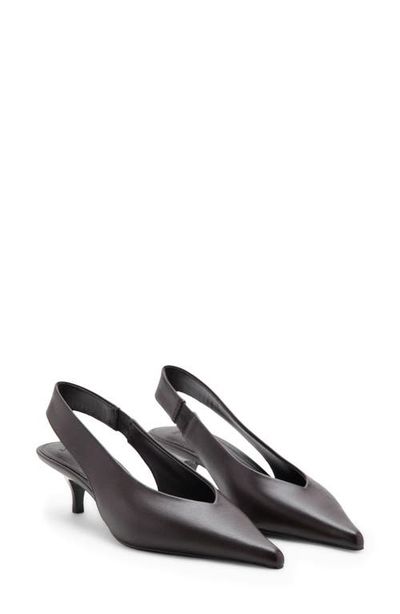 MANGO MANGO Bimbo Pointed Toe Slingback Pump