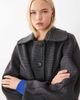 Mango Mango bomber jacket in navy plaid - 1