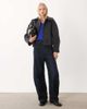 Mango Mango bomber jacket in navy plaid - 4