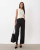 Mango Mango Boreal tailored straight trouser set in black - 1