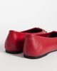 Mango Mango bow detail ballet flats in red - 4