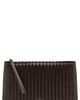 MANGO MANGO Braided Faux Leather Pouch - 1