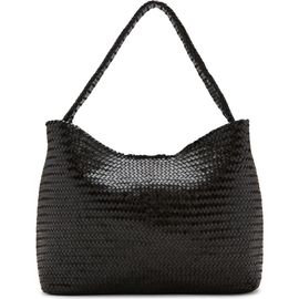 MANGO MANGO Braided Leather Bucket Bag