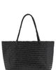 MANGO MANGO Braided Woven Leather Shopper Bag - 1