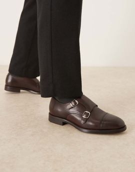 Mango Mango buckle detail brogue in brown
