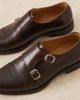 Mango Mango buckle detail brogue in brown - 2