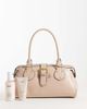 Mango Mango buckle detail shoulder bag in beige-Neutral - 2