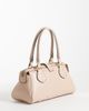 Mango Mango buckle detail shoulder bag in beige-Neutral - 4
