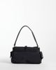 Mango Mango buckle detail shoulder bag in black - 4
