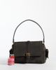 Mango Mango buckle detail shoulder bag in brown - 2