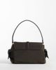 Mango Mango buckle detail shoulder bag in brown - 4