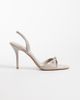 Mango Mango buckle detail stiletto heel sandals in pink - 1