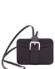 MANGO MANGO Buckle Leather Cardholder on a Lanyard - 1
