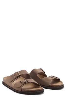 MANGO MANGO Buckled Slide Sandal