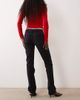 Mango Mango Cait slim jeans in dark gray-Black - 2