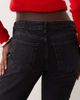 Mango Mango Cait slim jeans in dark gray-Black - 4