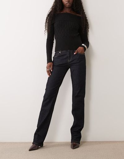 Mango Mango Cait slim jeans in indigo-Blue