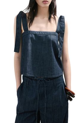 MANGO MANGO Calonge Denim Top