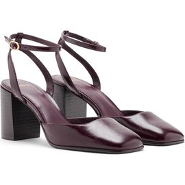 MANGO MANGO Campana Faux Leather Ankle Strap Pump