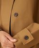 Mango Mango Capsule 100% cotton trench coat in tan-Neutral - 2