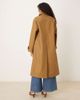 Mango Mango Capsule 100% cotton trench coat in tan-Neutral - 4