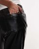 Mango Mango Capsule 100% leather straight pants in black - 4