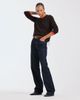 Mango Mango Capsule 100% wool crew neck sweater in brown-Red - 2