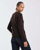 Mango Mango Capsule 100% wool crew neck sweater in brown-Red - 4