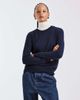 Mango Mango Capsule 100% wool crew neck sweater in navy - 1