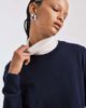 Mango Mango Capsule 100% wool crew neck sweater in navy - 3