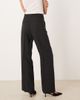 Mango Mango Capsule pleated front tailored straight leg pants in black - part of a set - 4