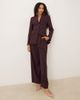 Mango Mango Capsule tailored pleat front relaxed fit pants in plum - part of a set - 1