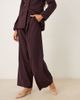 Mango Mango Capsule tailored pleat front relaxed fit pants in plum - part of a set - 2