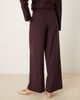 Mango Mango Capsule tailored pleat front relaxed fit pants in plum - part of a set - 4