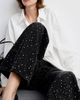 MANGO MANGO Caribe Rhinestone Embellished Wide Leg Jeans - 4