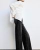 MANGO MANGO Caribe Rhinestone Embellished Wide Leg Jeans - 5