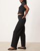 Mango Mango Catherin raw hem straight leg jeans in black - 2