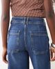 Mango Mango Catherin wide leg jeans in dark blue - 4
